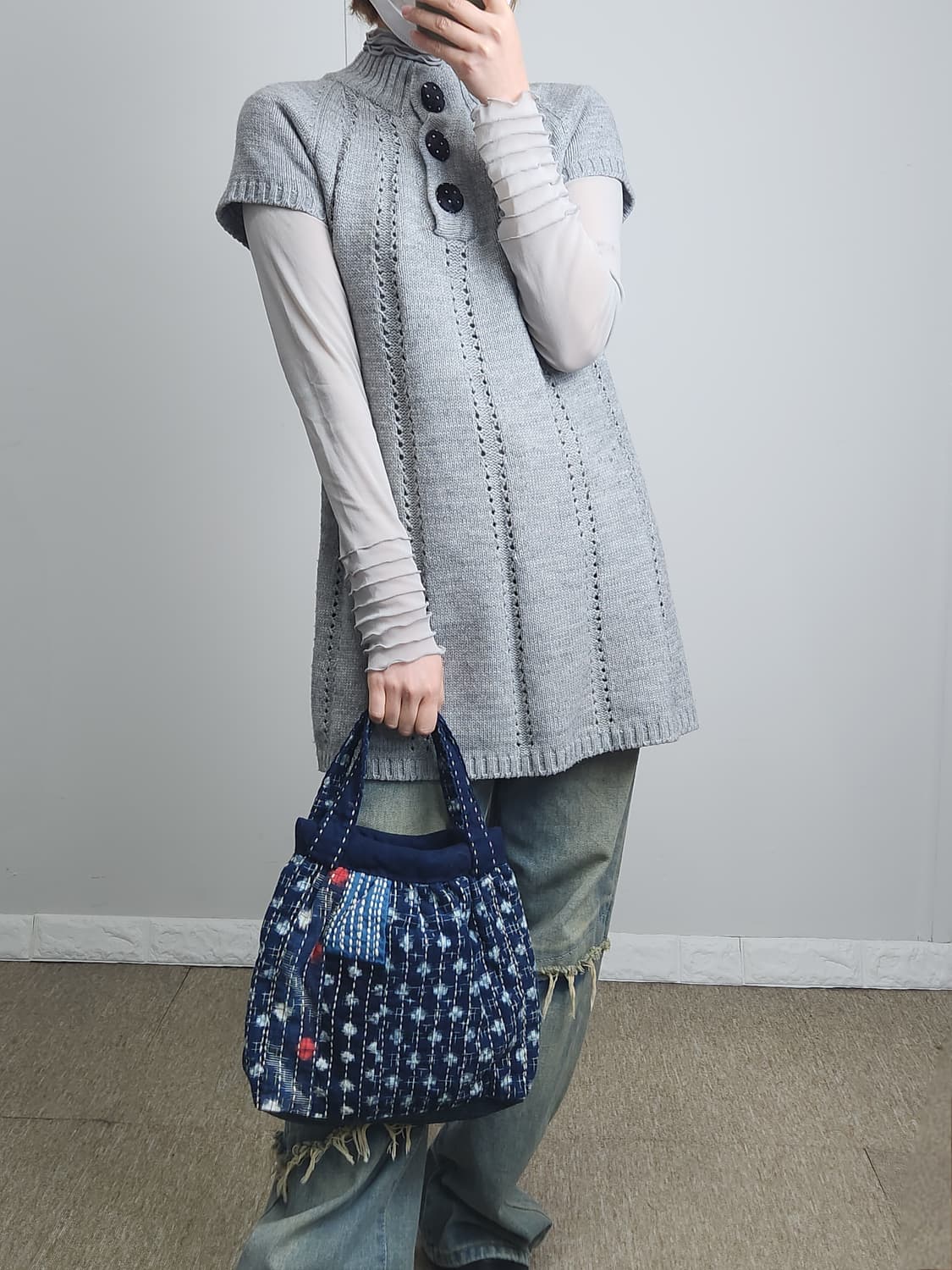 퀼트 토트백 상품이미지4