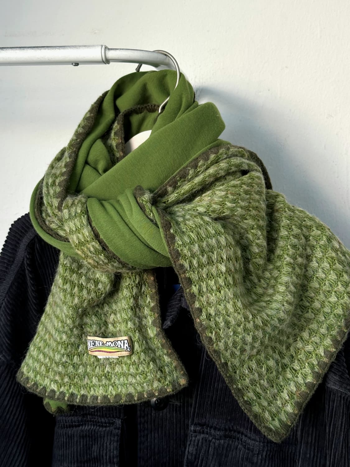 Double face knit design muffler 상품이미지6