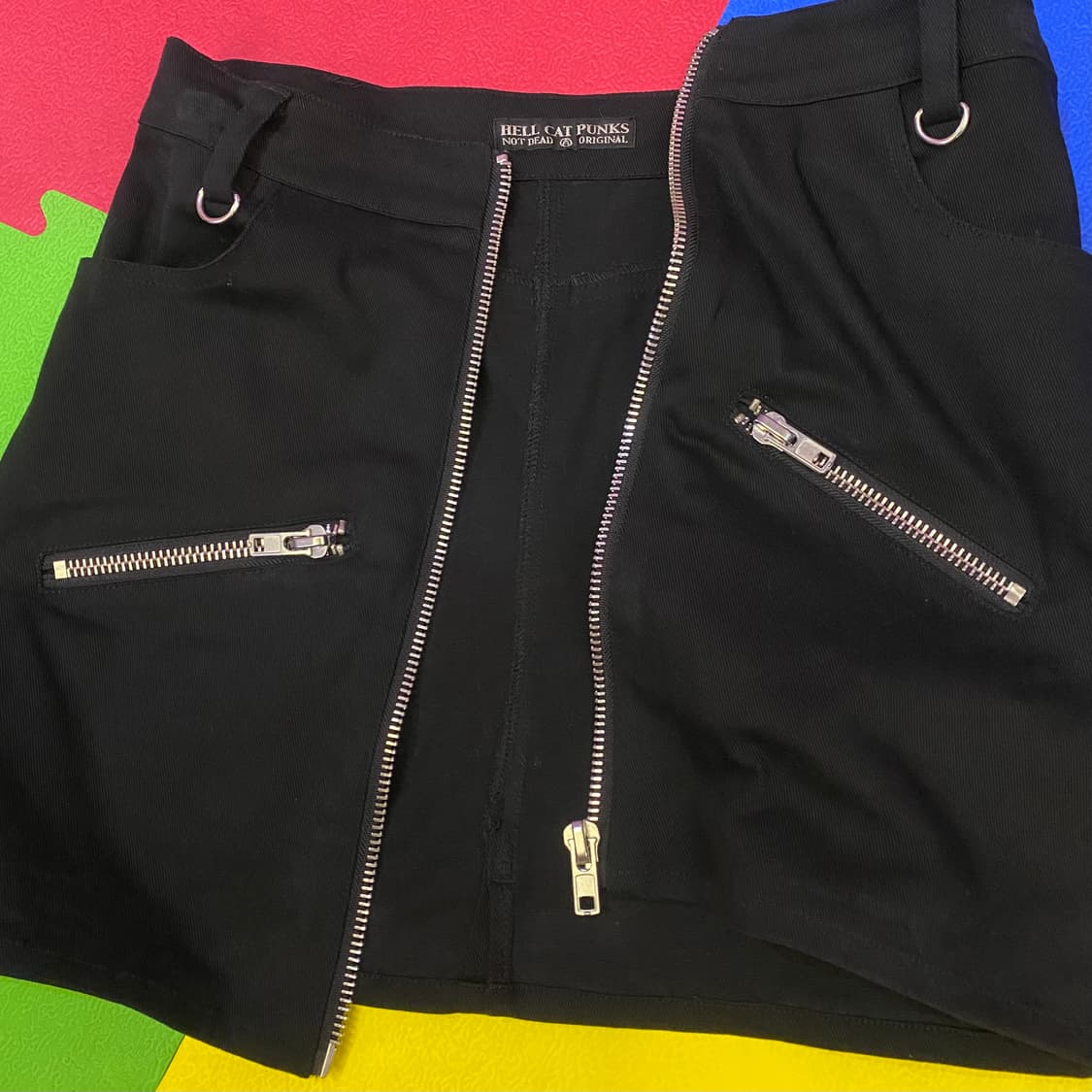 HELL CAT PUNKS 헬캣펑크 멀티 지퍼 스커트 상품이미지6