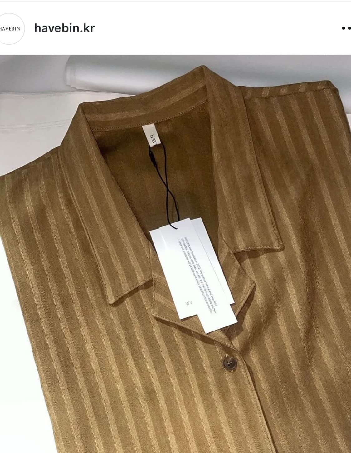 Havin - Vintage Stripe Shirt  상품이미지4