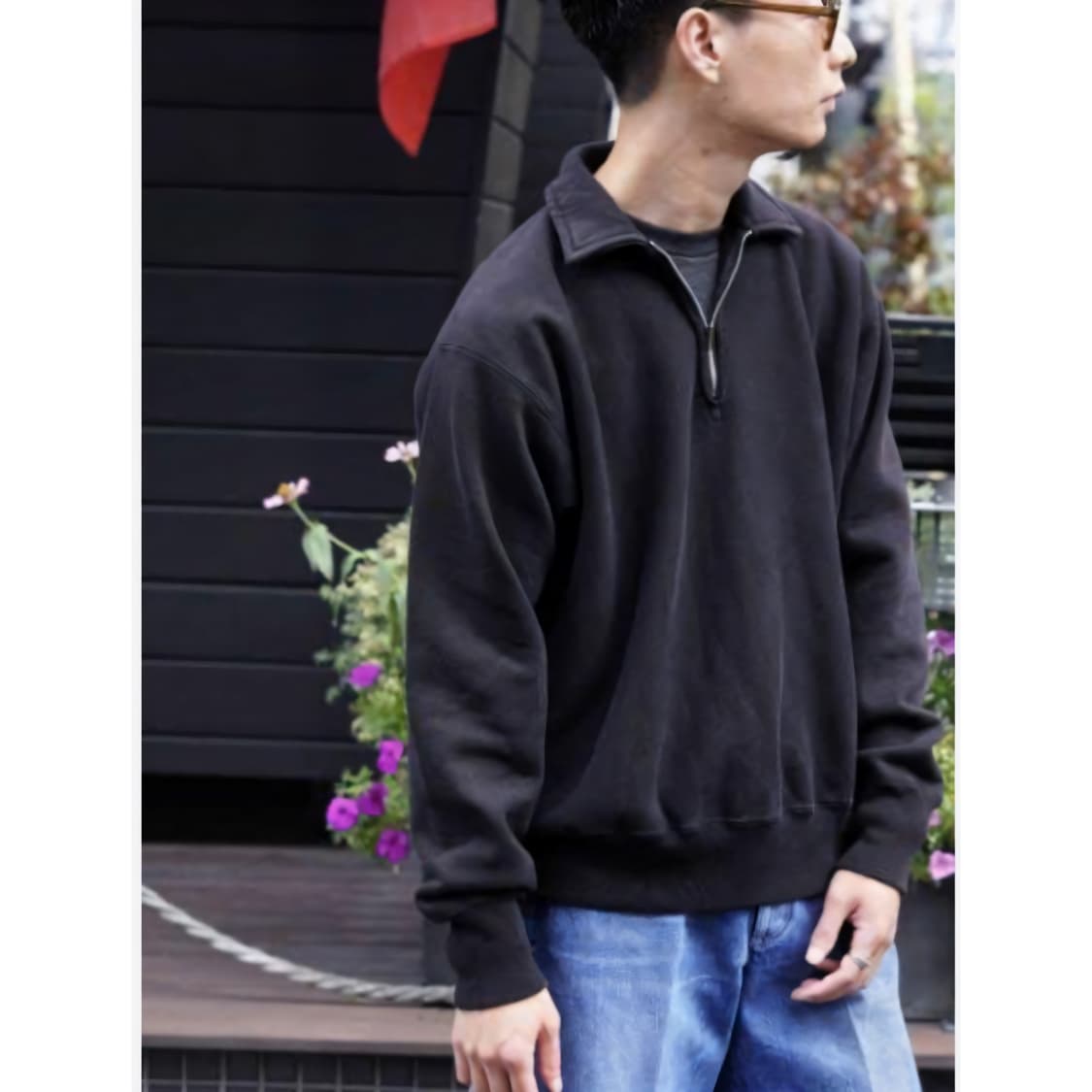 23aw Vintage Half Zip Sweatshirt 상품이미지10