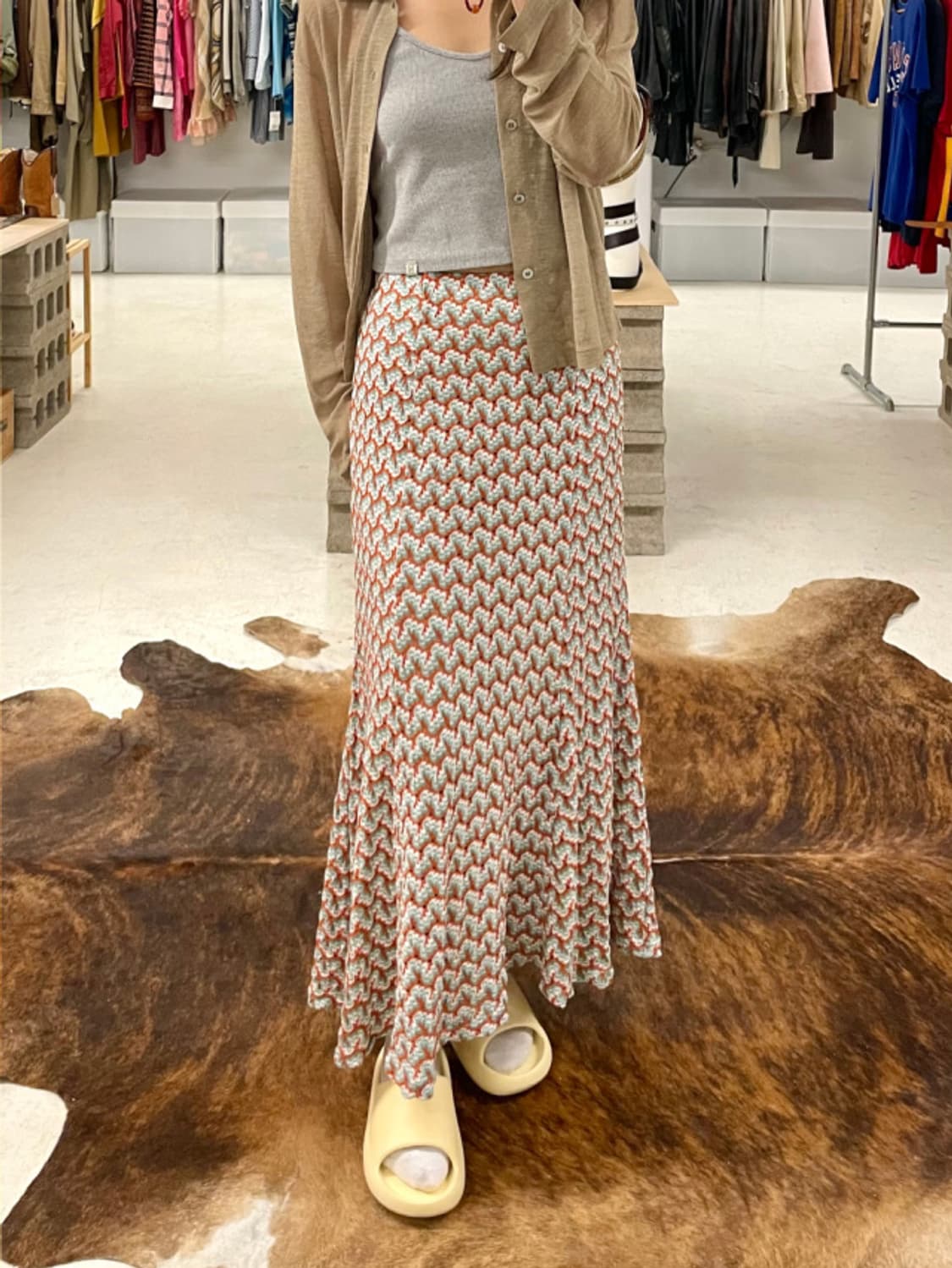 BEAMS flare lace skirt 빔즈 플레어 스커트 상품이미지1