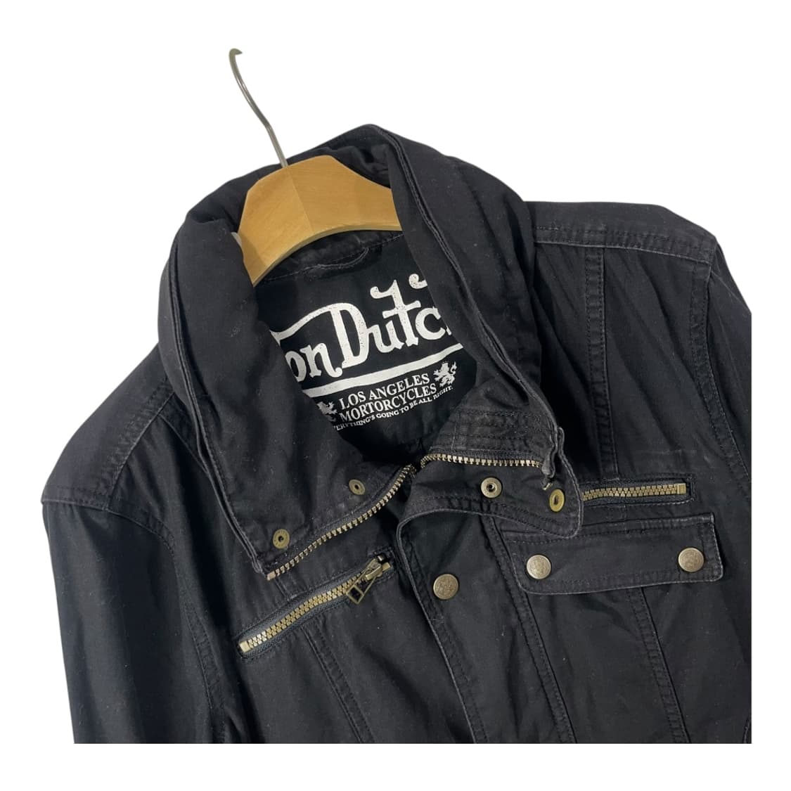 [Von Dutch] 본더치 블랙 코튼 자켓 상품이미지3