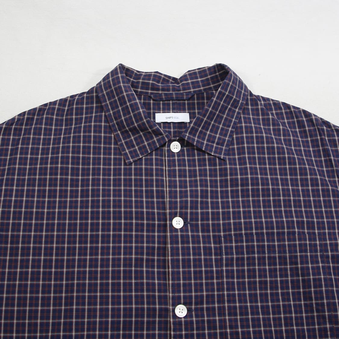 (착용컷) SHIPS any 체크 파자마 셔츠 (남성용 100) 상품이미지4