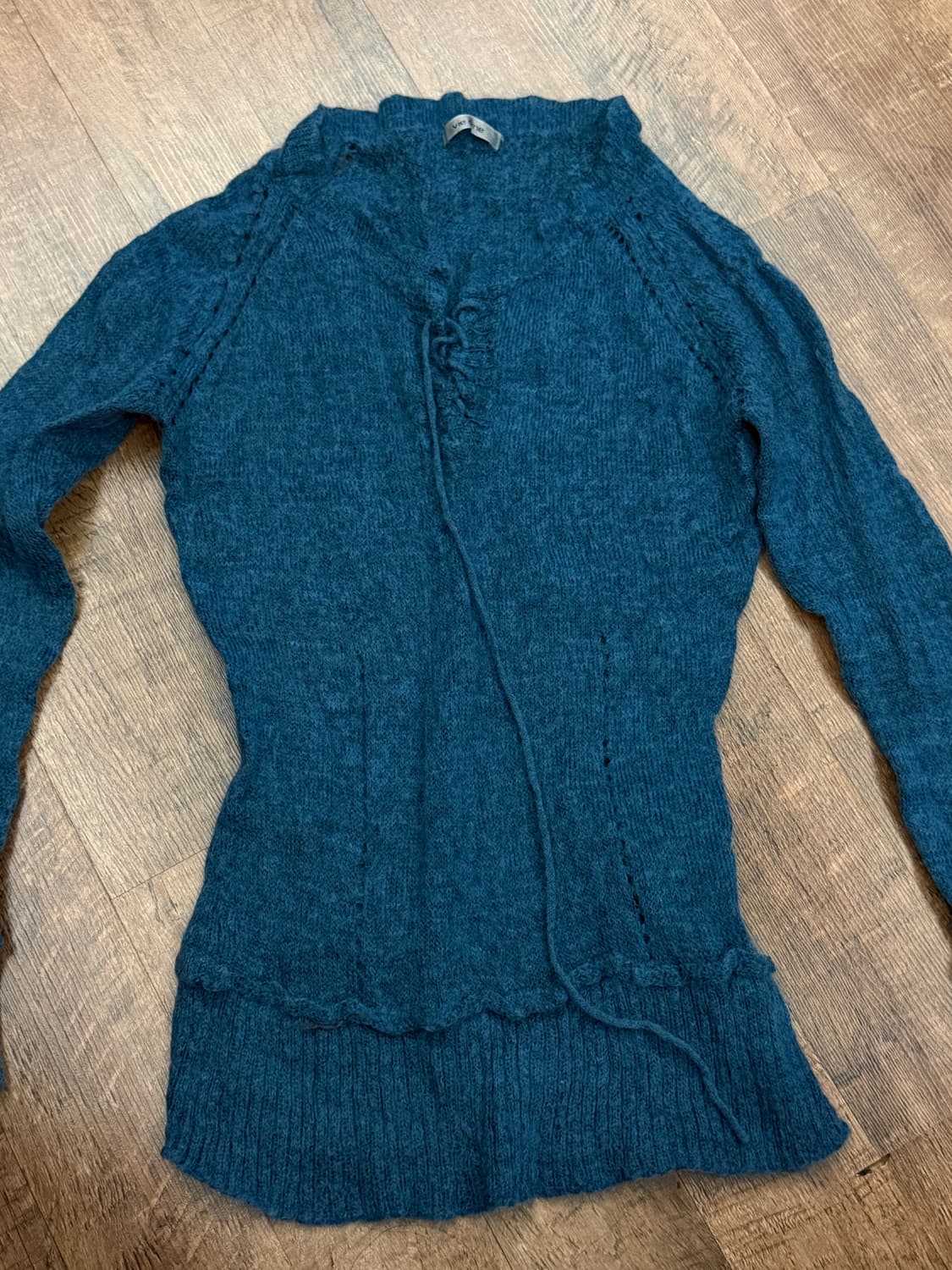 블루 빈티지 니트 상품이미지3