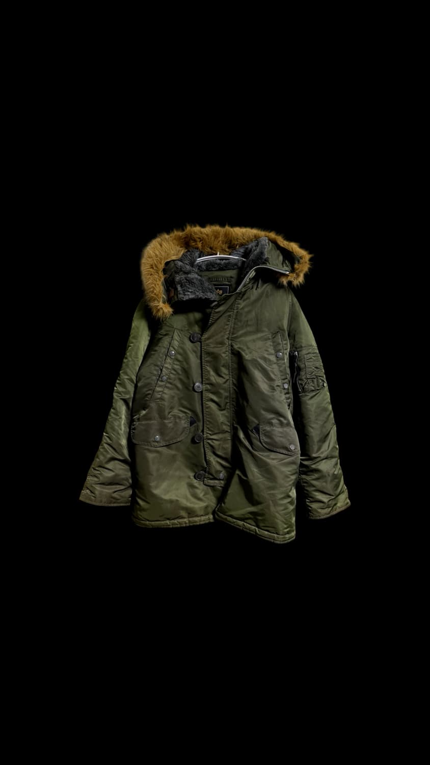 알파인더스트리 퍼 n-3b 파카 상품이미지1