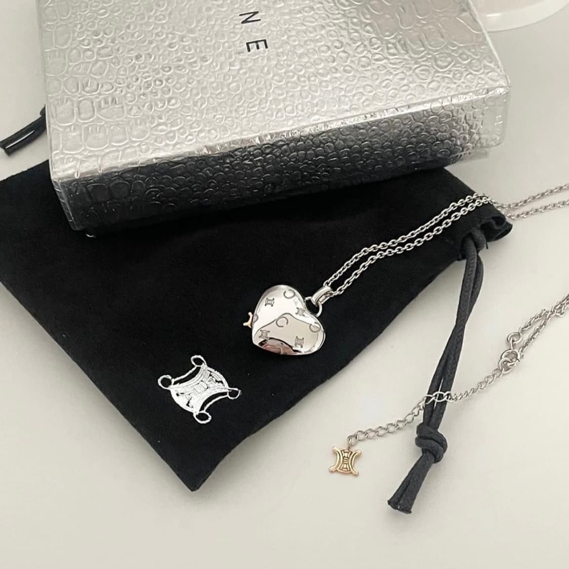 셀린느 하트 목걸이 상품이미지2