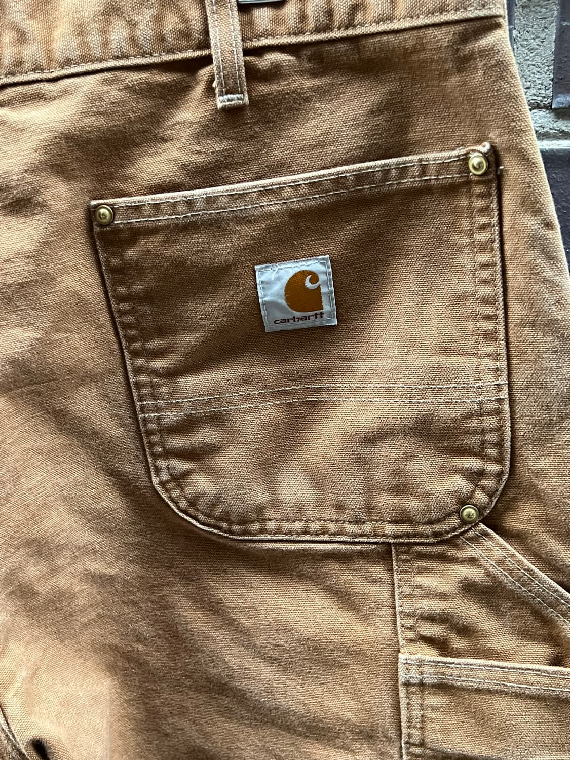 [36x30] 칼하트 USA MADE 더블니 워크팬츠 덕 캔버스 상품이미지9