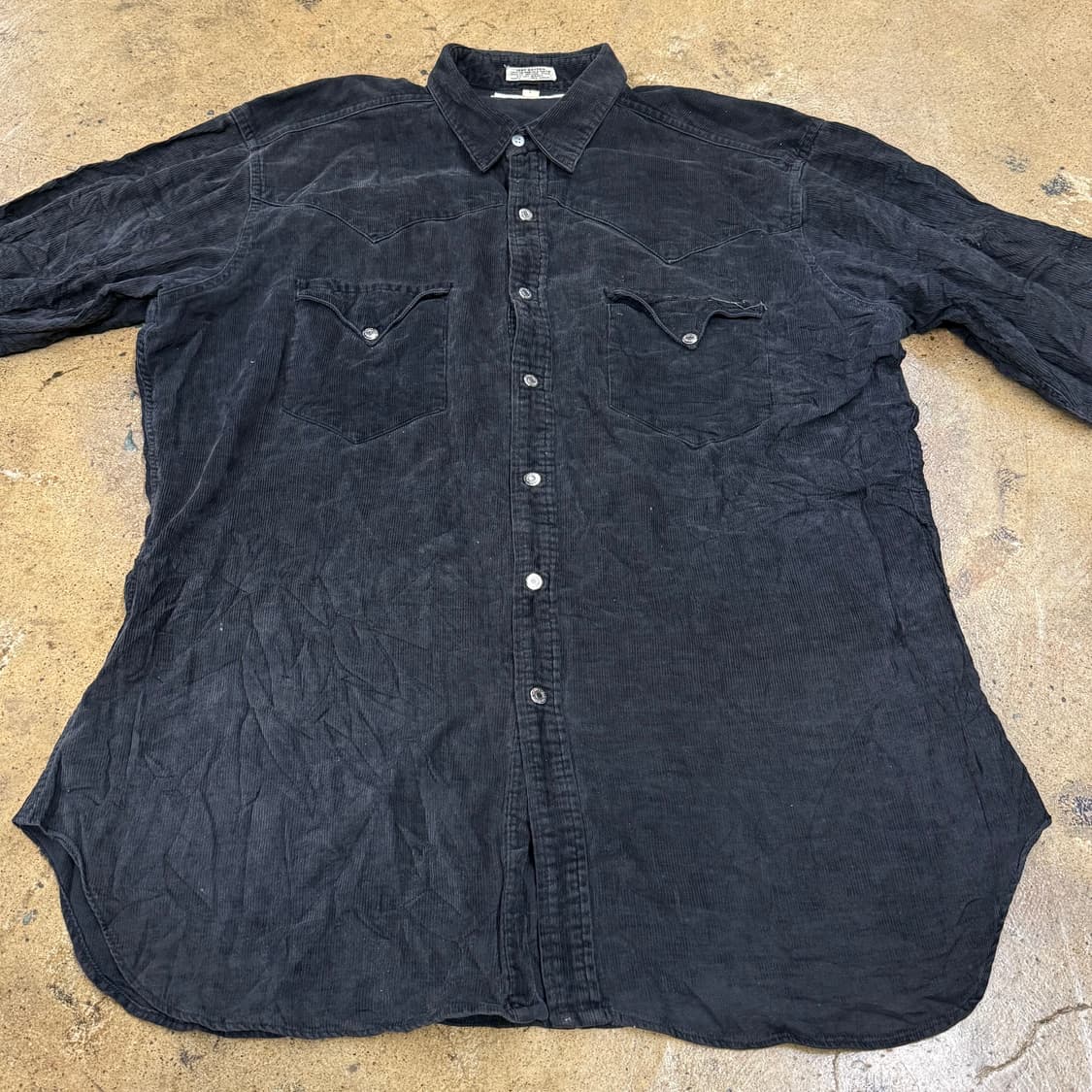 [정품/100]  1970~80s 폴로 웨스턴 코듀로이셔츠 b10 상품이미지3