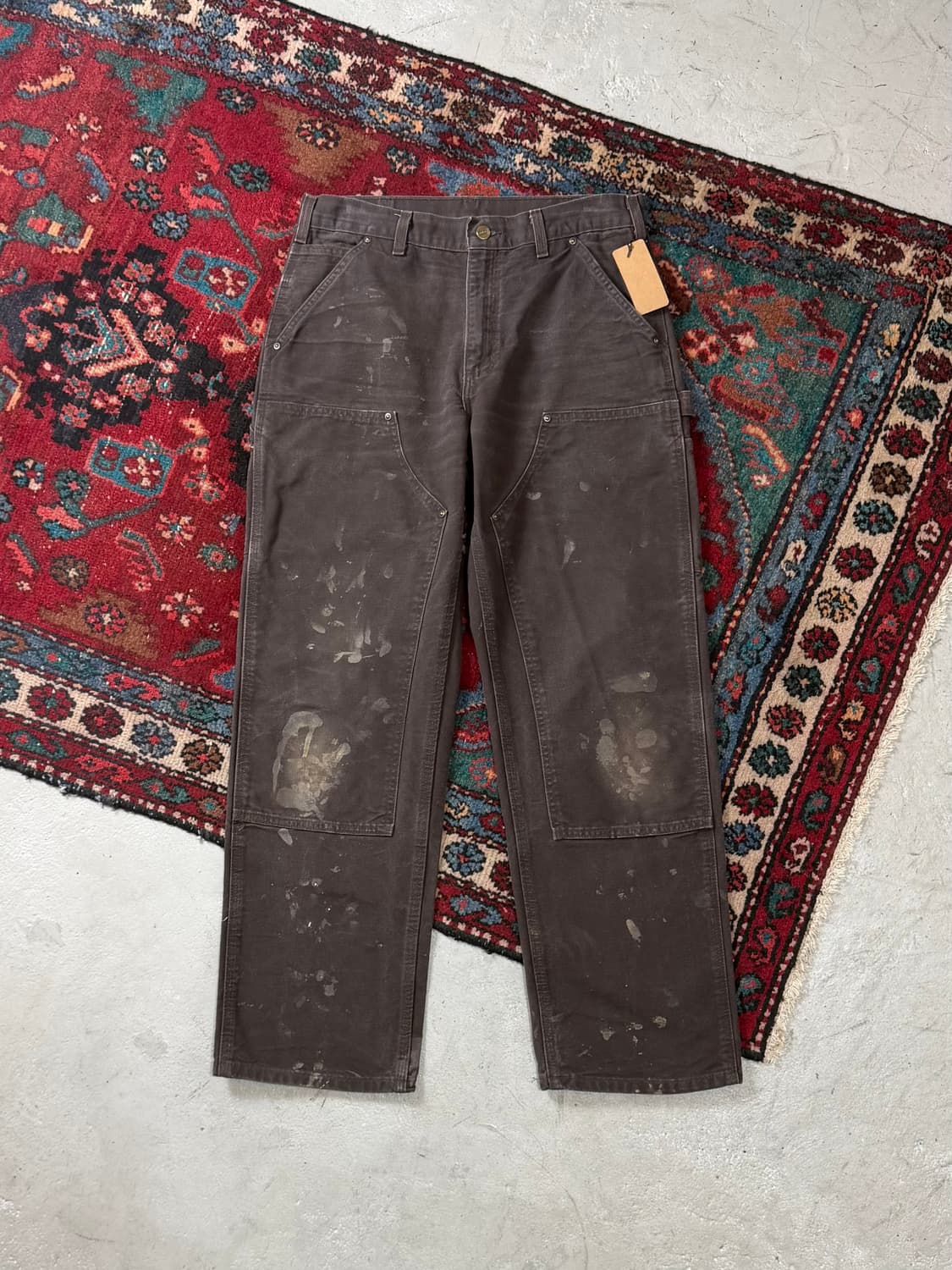 OG 칼하트 더블니 다크브라운 칼하트 B136 DKB 썩블니 상품이미지1