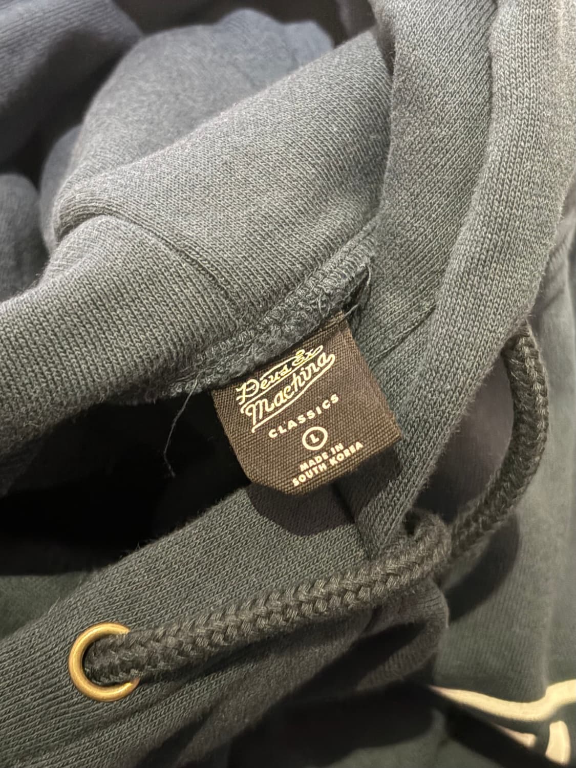 데우스 엑스 마키나 서울 어드레스 후드티 네이비 L 상품이미지4