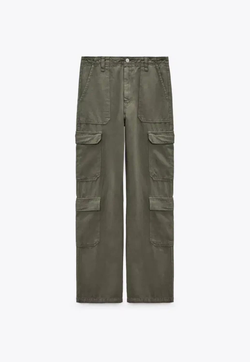 자라 미드라이즈 카고 팬츠 (EU34/24인치) 상품이미지1