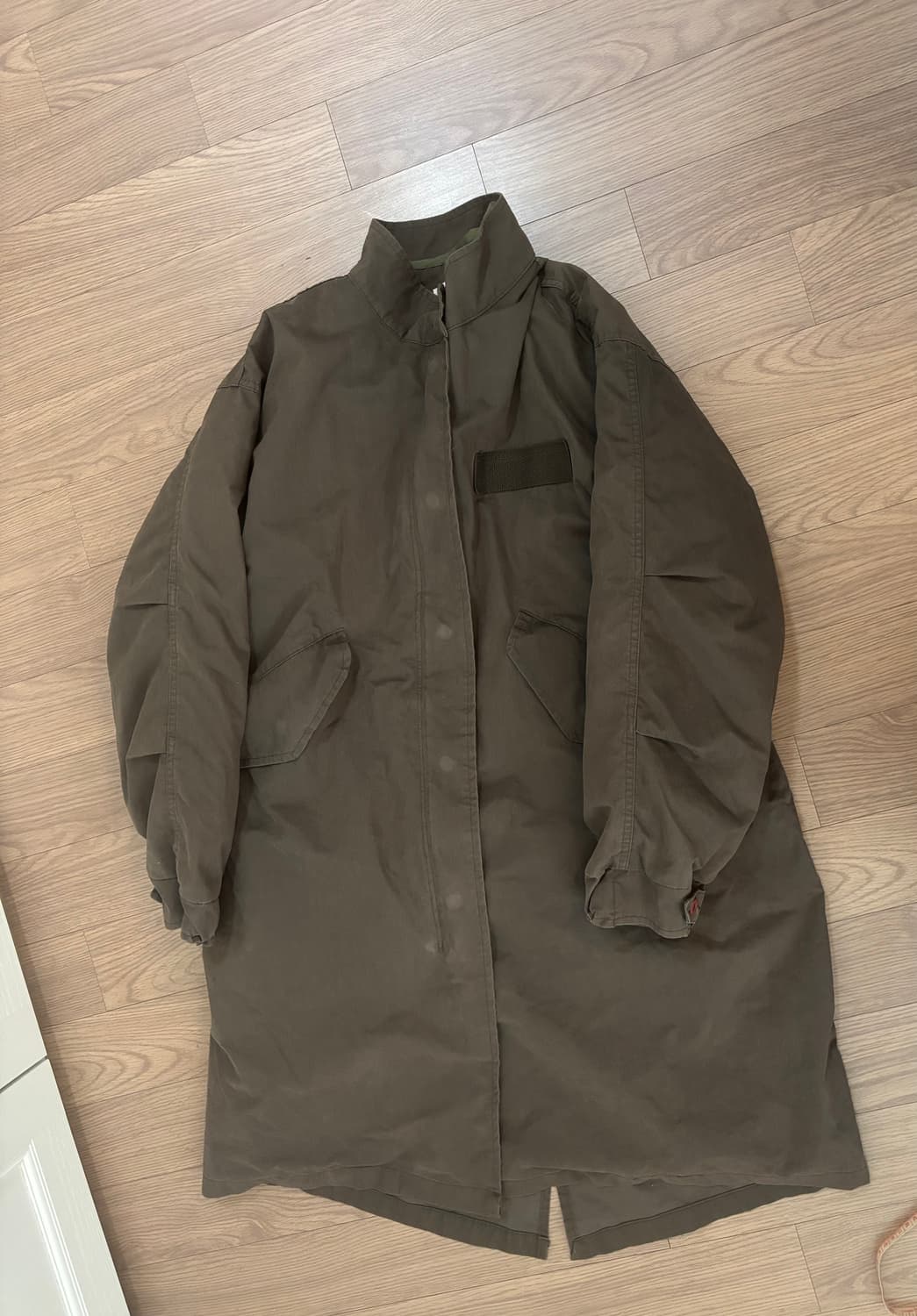 슬로우앤드 야상 롱패딩 여성 프리사이즈 내피탈착 가능 상품이미지1