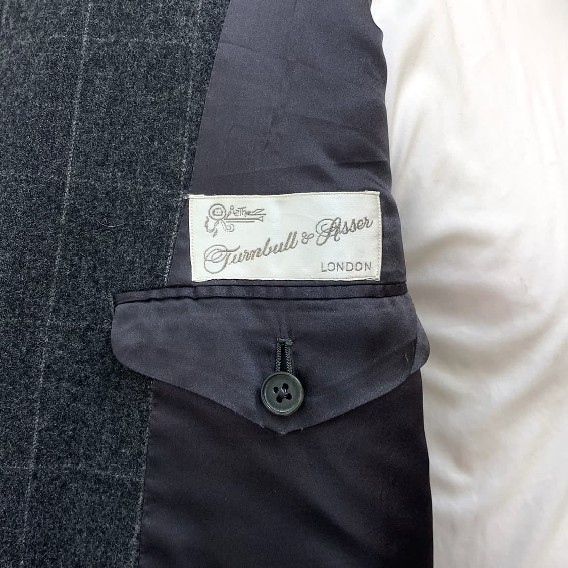 Turnbull Asser Renown 빈티지 플란넬 윈도페인 자켓 상품이미지8
