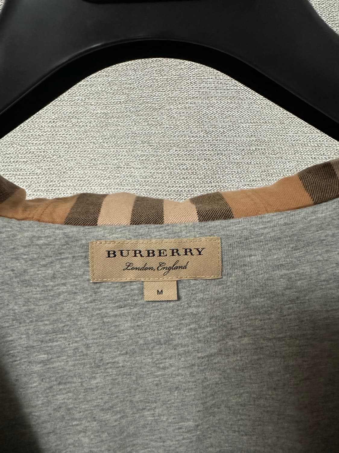 버버리 체크 후드집업 (M) 상품이미지4