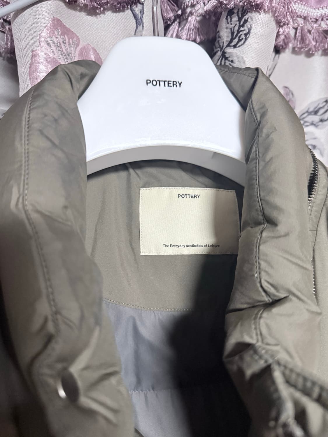 24aw포터리 러스틱푸퍼파카 카키브라운3사이즈 상품이미지5