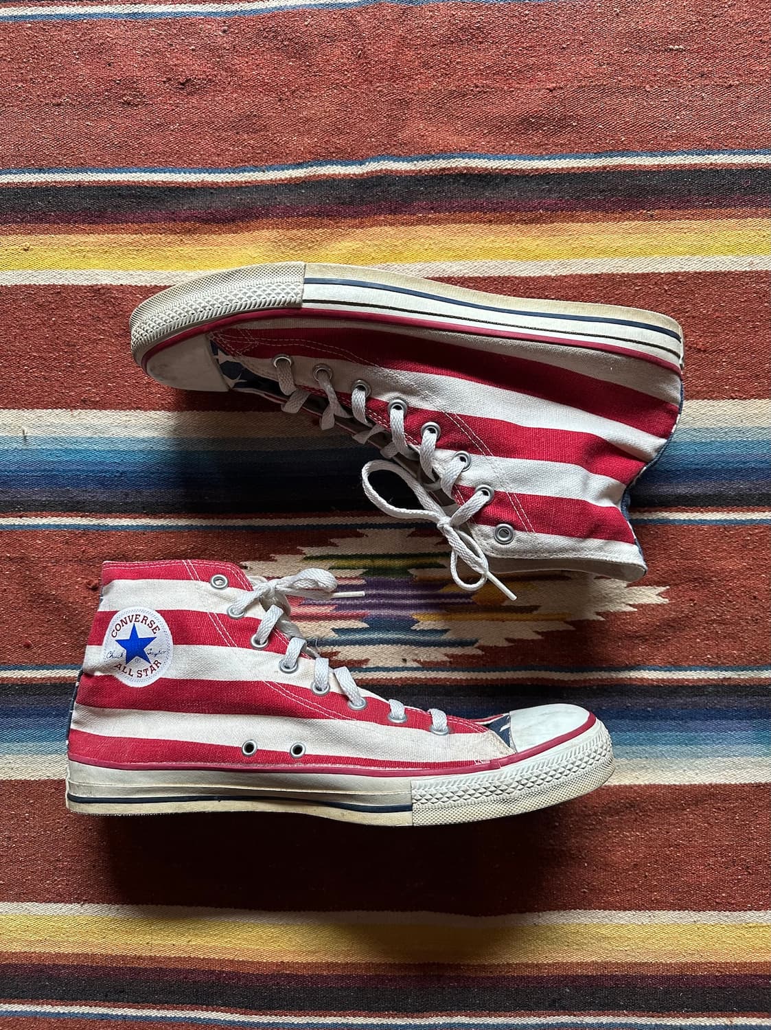 90s USA 빈티지 컨버스 성조기 척테일러 하이 상품이미지5