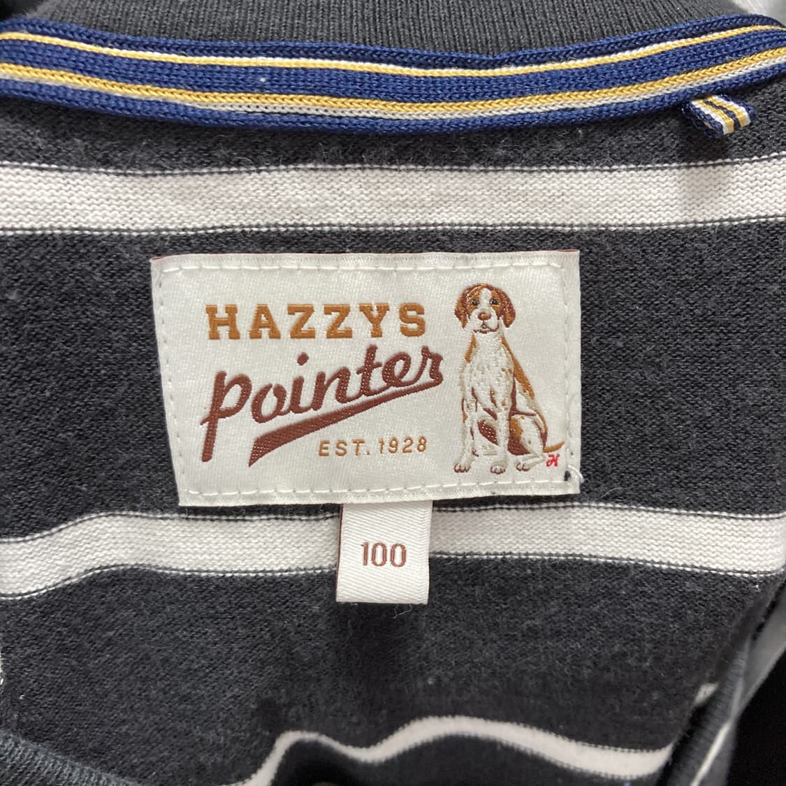  헤지스 남성스트라이프반팔 100 상품이미지4