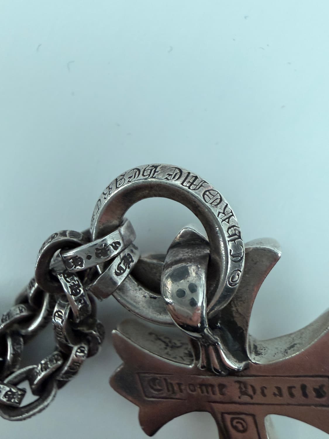 크롬하츠 타이니 크로스 페이퍼 체인 일체형 30인치 상품이미지4