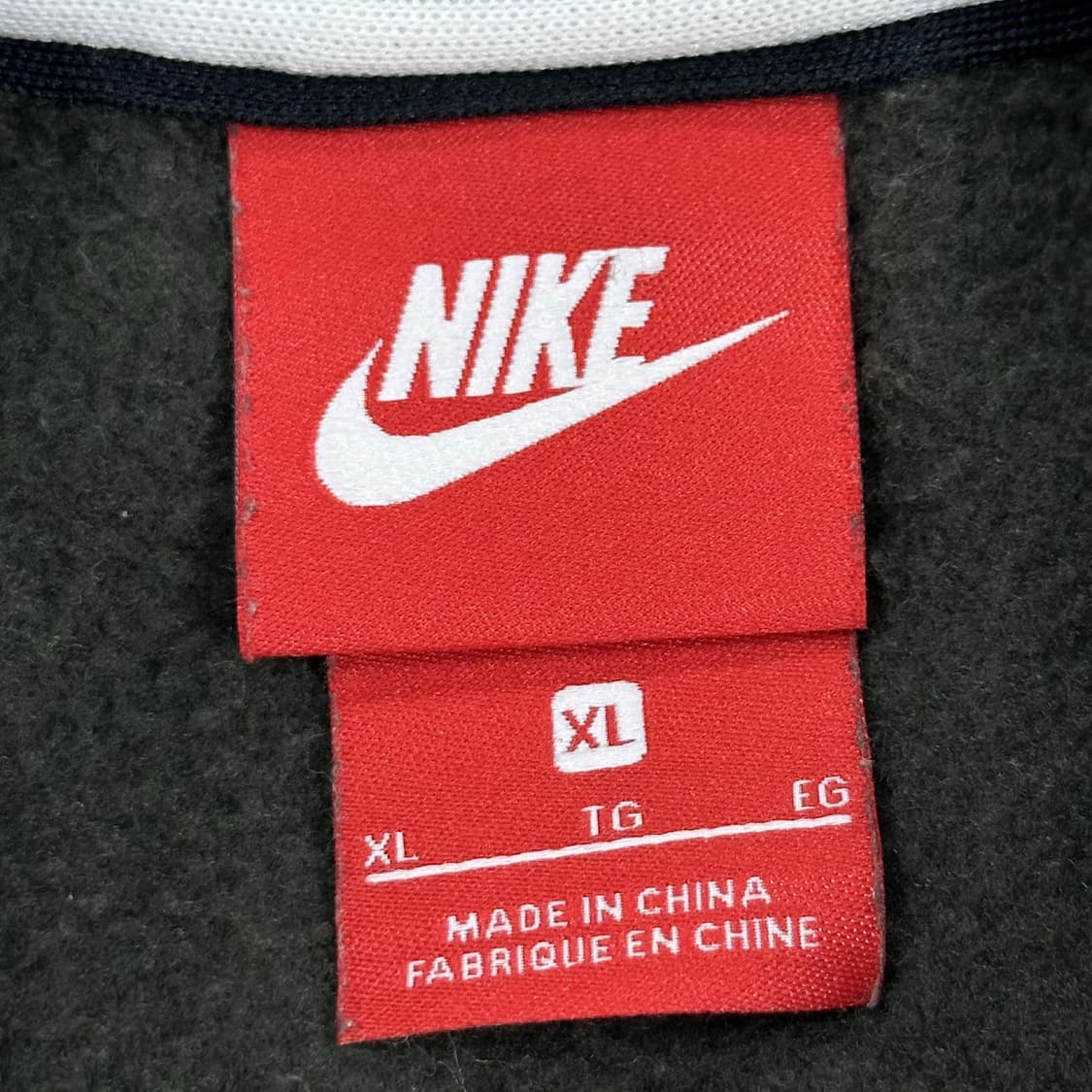 나이키 에어 카키 박스 로고 맨투맨 (XL) 상품이미지6