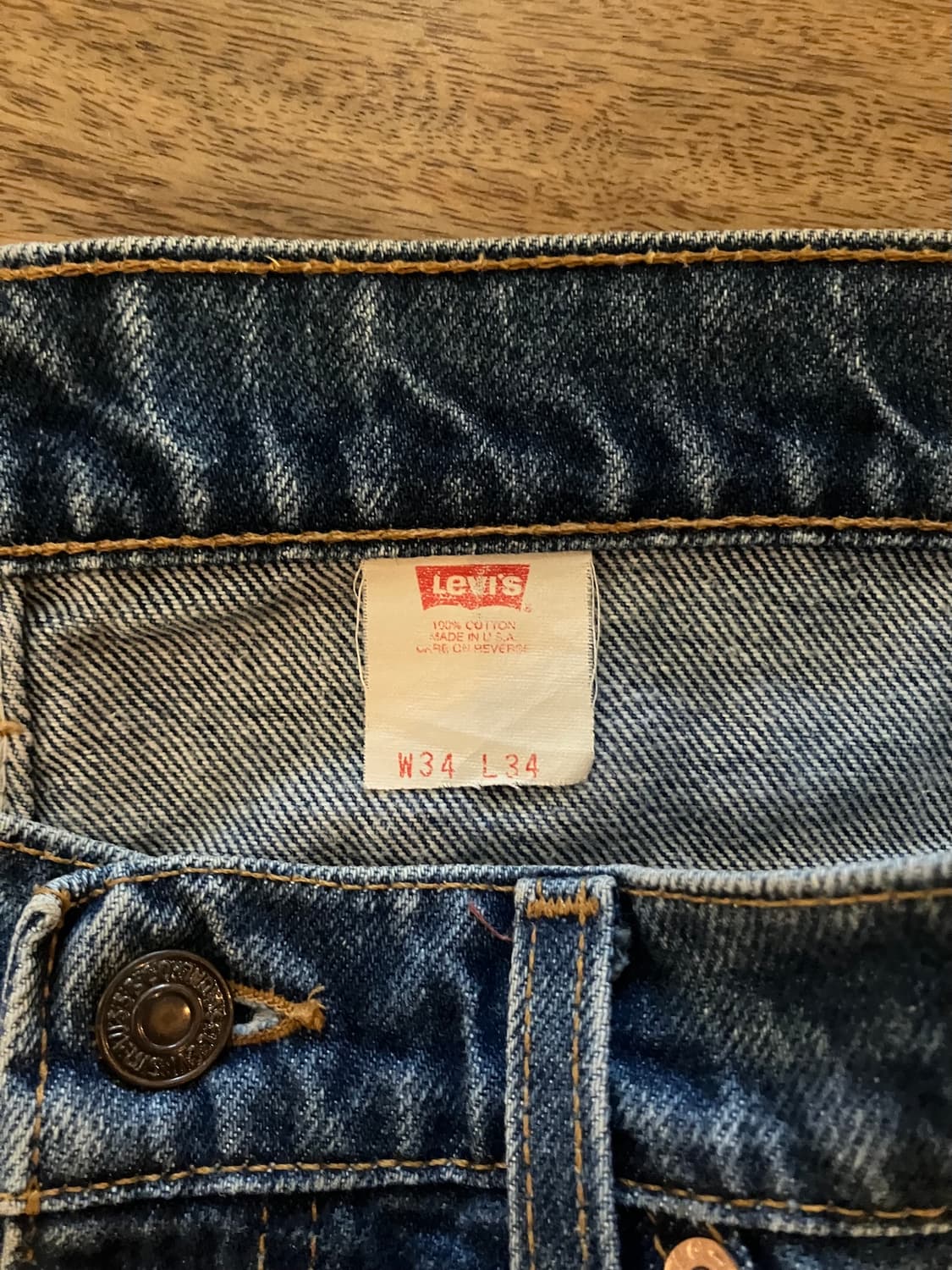 90s USA 빈티지 리바이스 517 부츠컷 데님 팬츠 상품이미지9