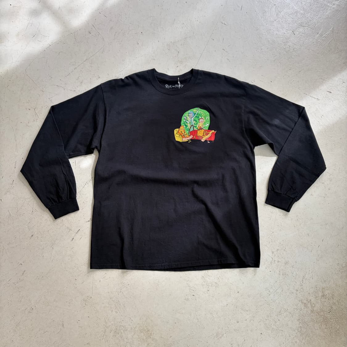 릭앤모티 오피셜 빈티지 롱슬리브 XL 상품이미지2