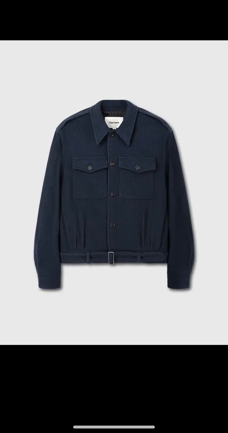 [25FW] 토니웩 울 부클 오피서 자켓 네이비 XL 상품이미지1