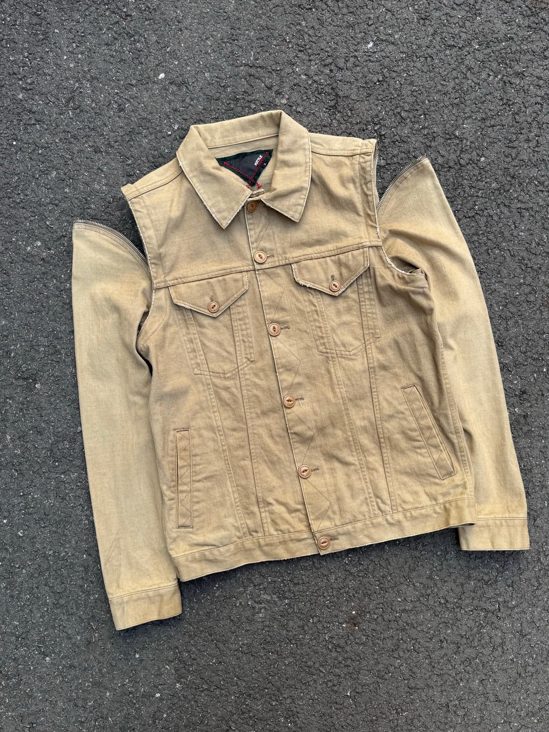 Kittle 키틀 지퍼 디테일 트러커자켓  상품이미지1