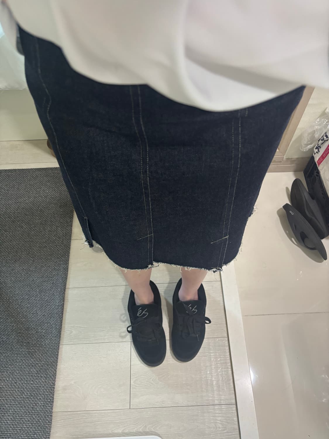 denim midi-skirts 상품이미지4