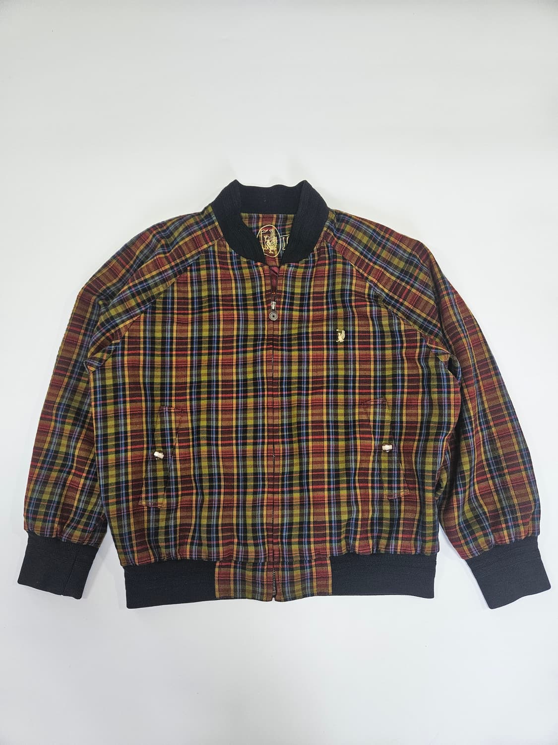 빈티지 체크 자켓 상품이미지1