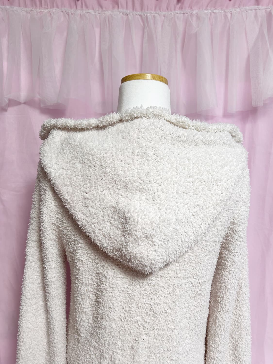 빈티지 젤라또피케 물결 후드집업 룸웨어 상품이미지3