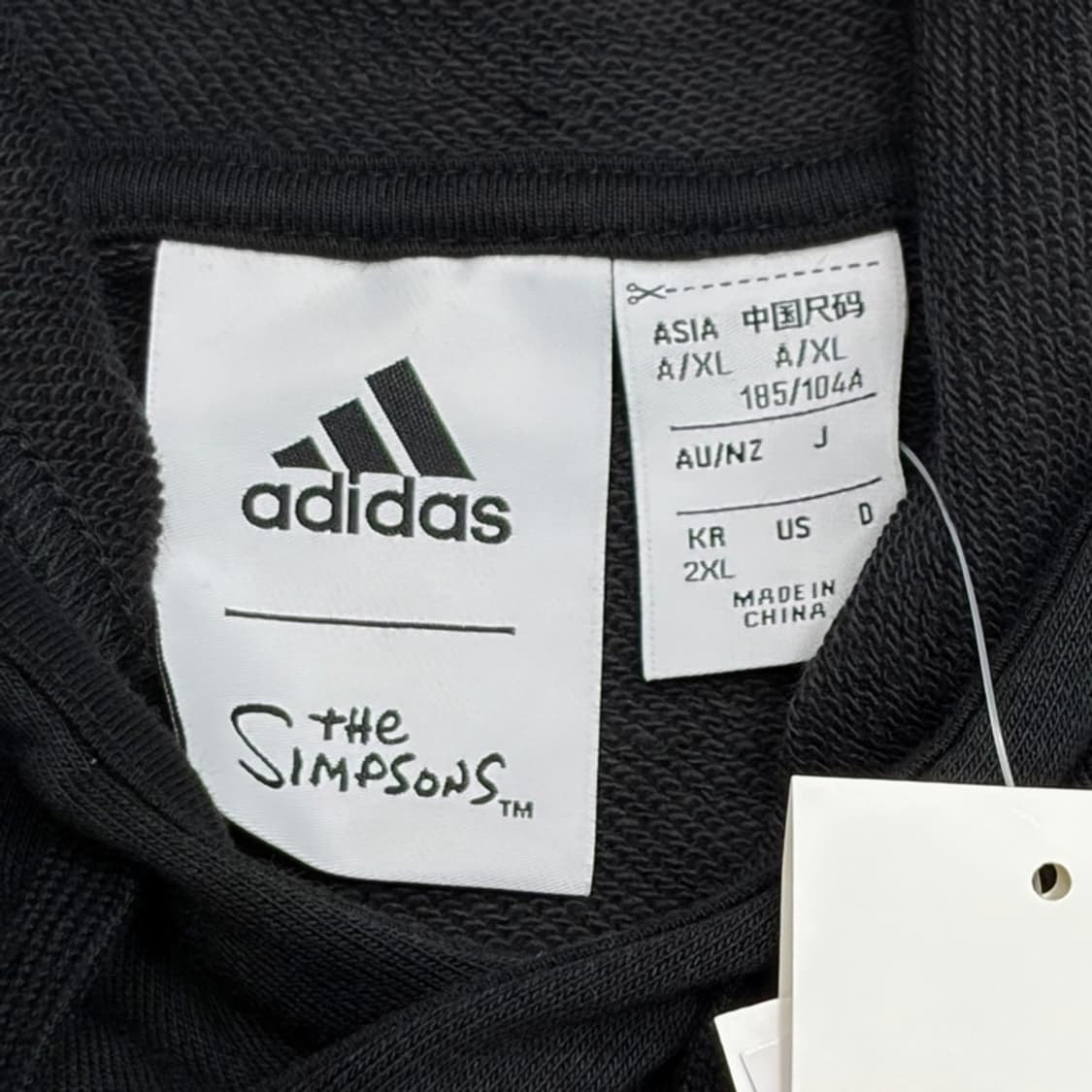 (새상품) ADIDAS X 더심슨패밀리 그래픽 후드티 2XL 상품이미지4