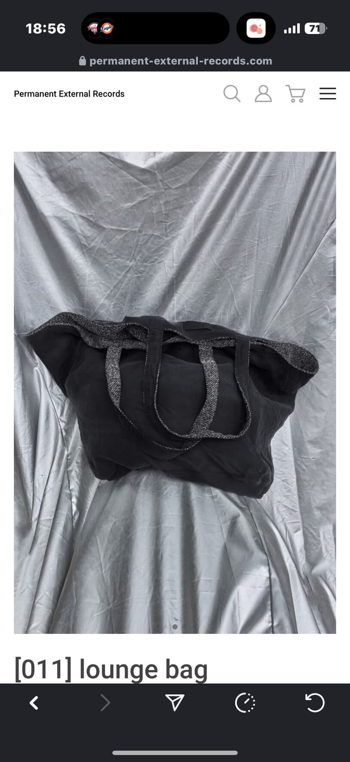 머듈 라운지백 블랙 os 새상품 상품이미지1