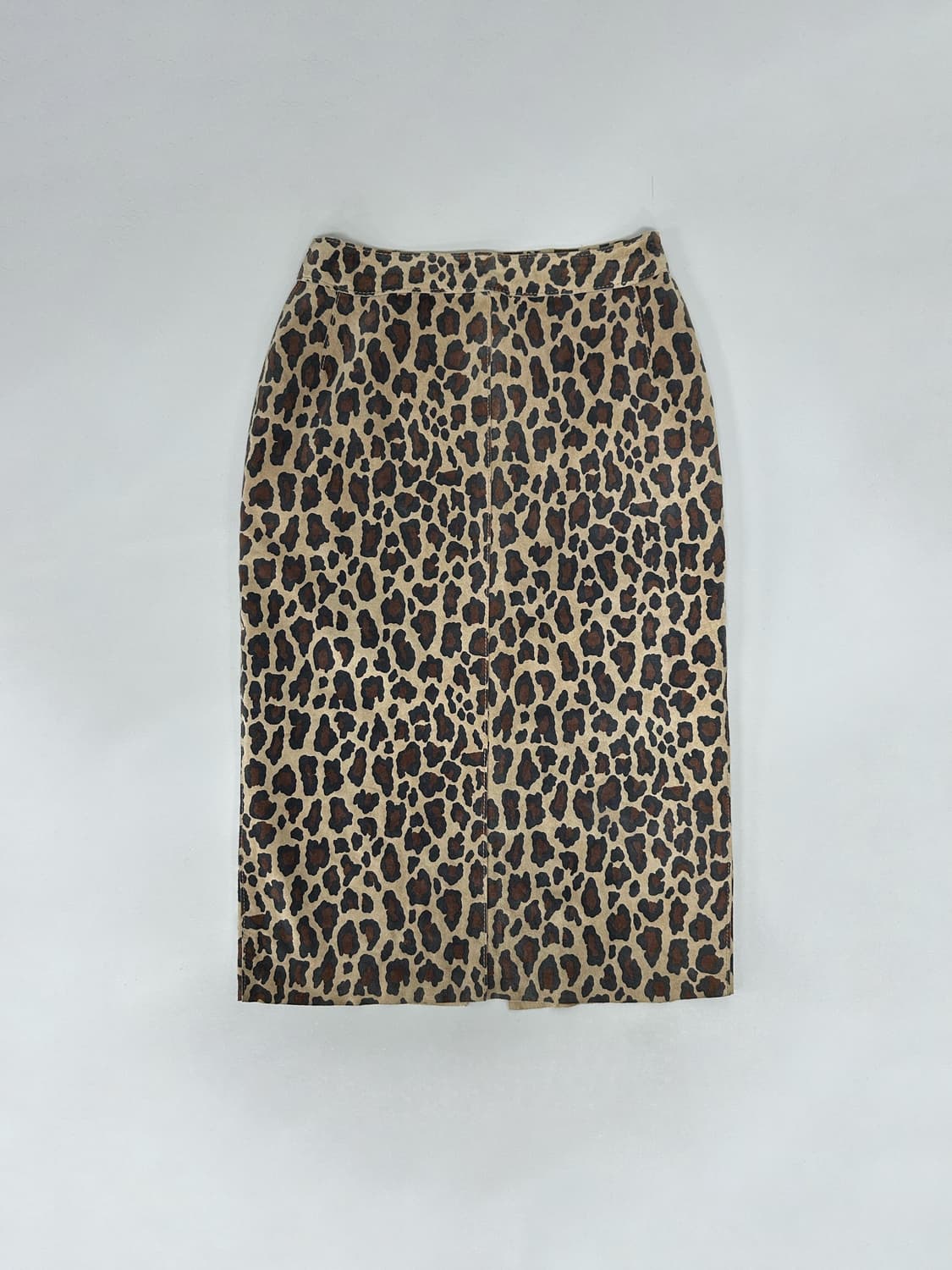 돌체앤가바나 레오파드 베라펠레 가죽 스커트 상품이미지1