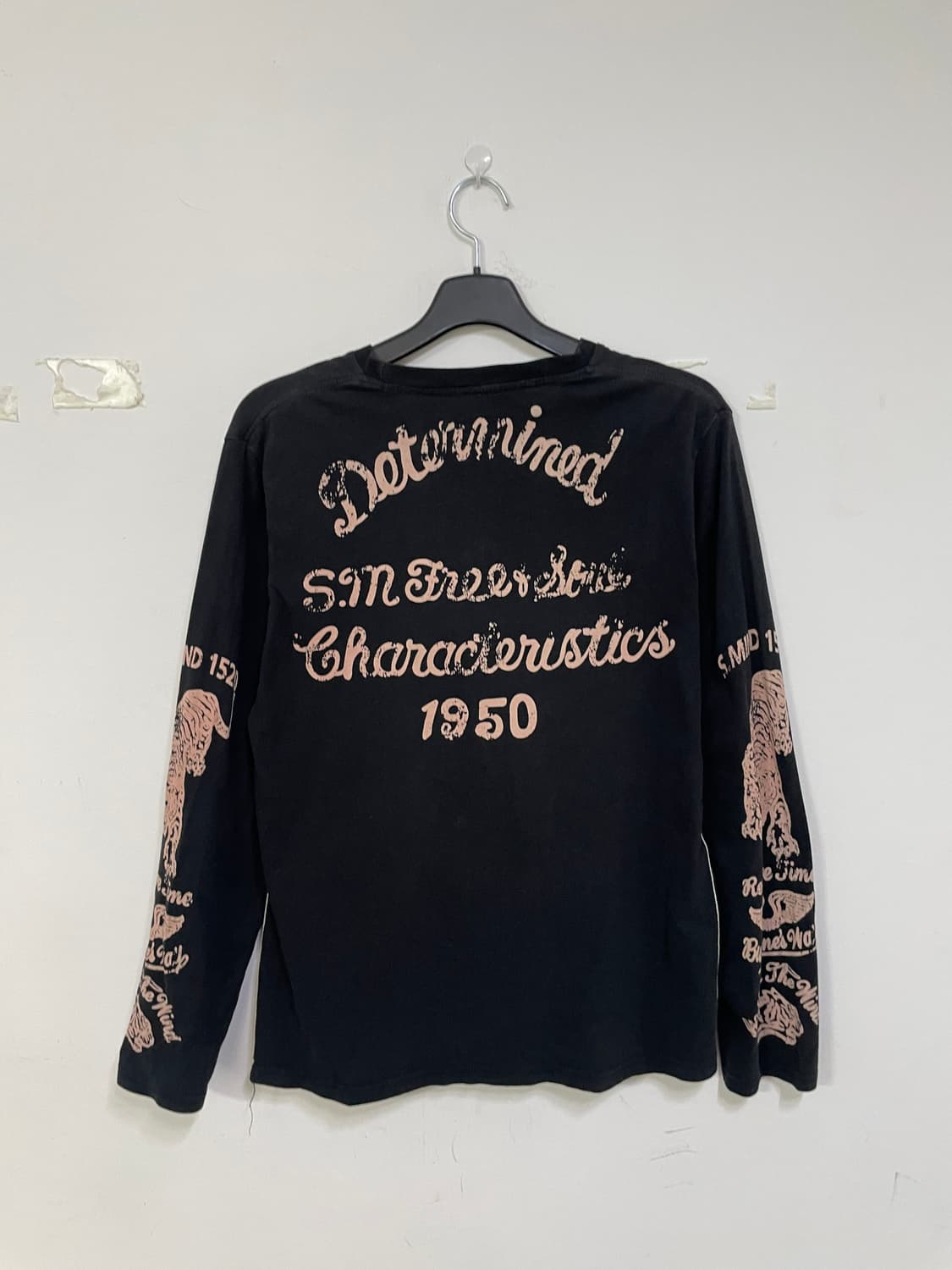 재패니즈 빈티지 프린팅 긴팔 티셔츠 상품이미지3