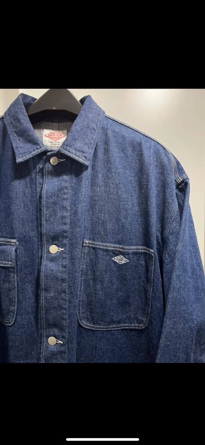 단톤 데님 셔츠 자켓 상품이미지2