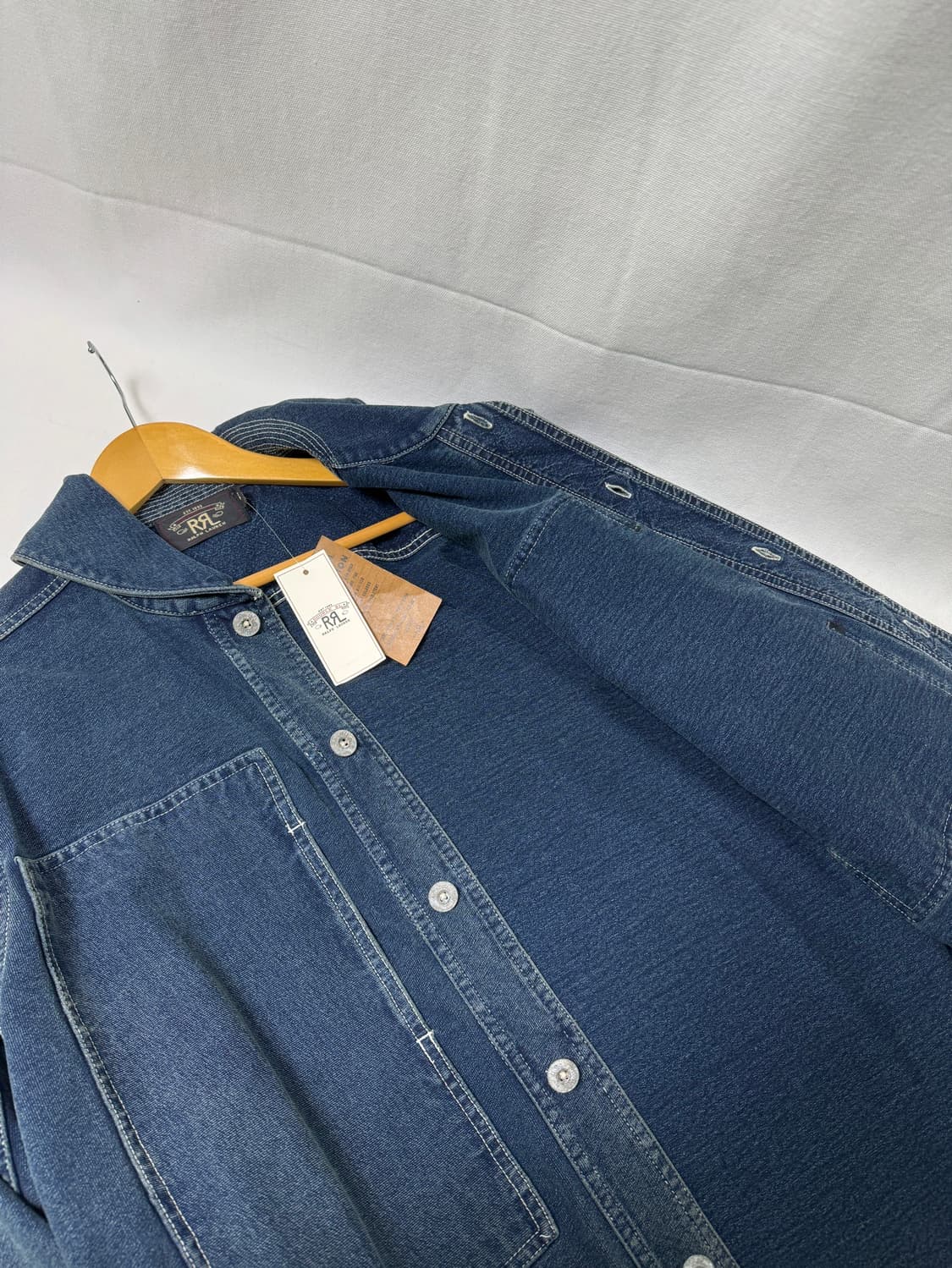 RRL 더블알엘 숄카라 인디고 데님 자켓 M 상품이미지6
