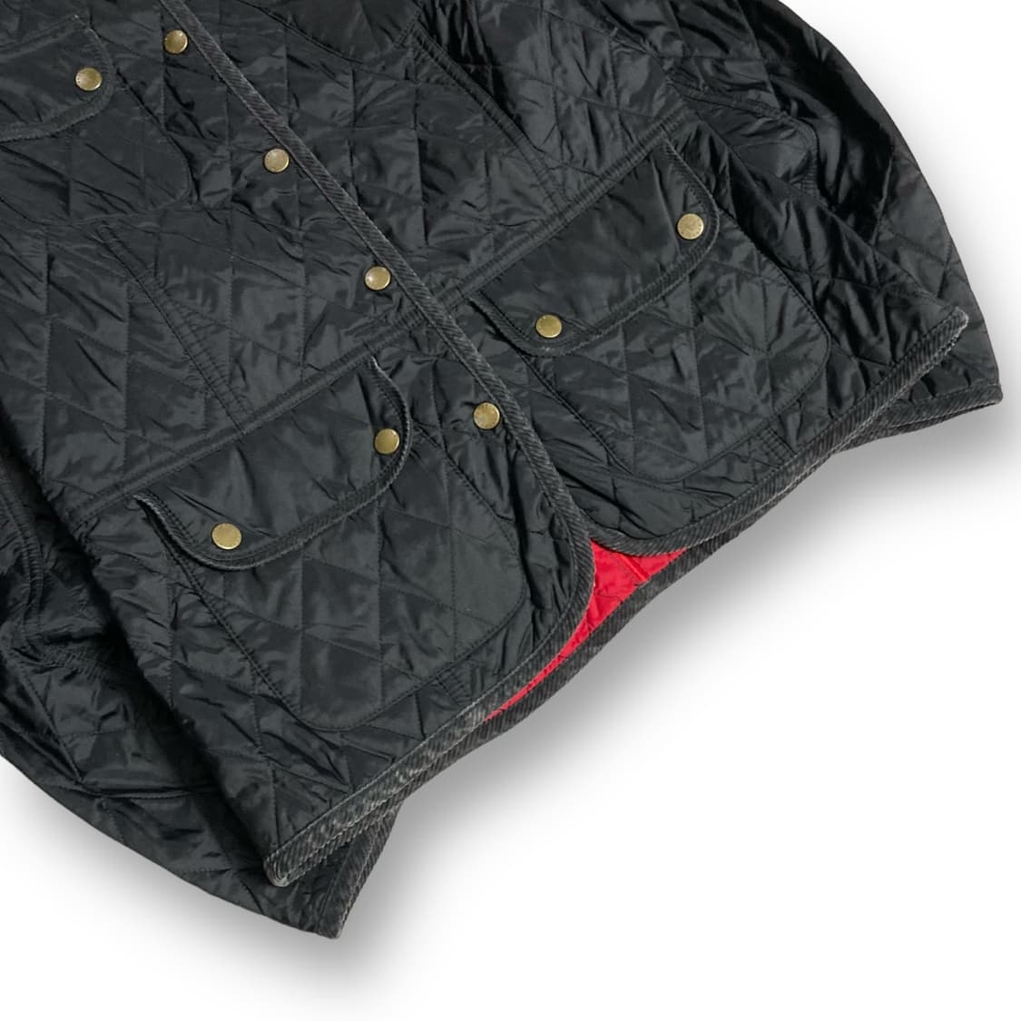 바버 스몰로고 블랙 퀄팅자켓 상품이미지3