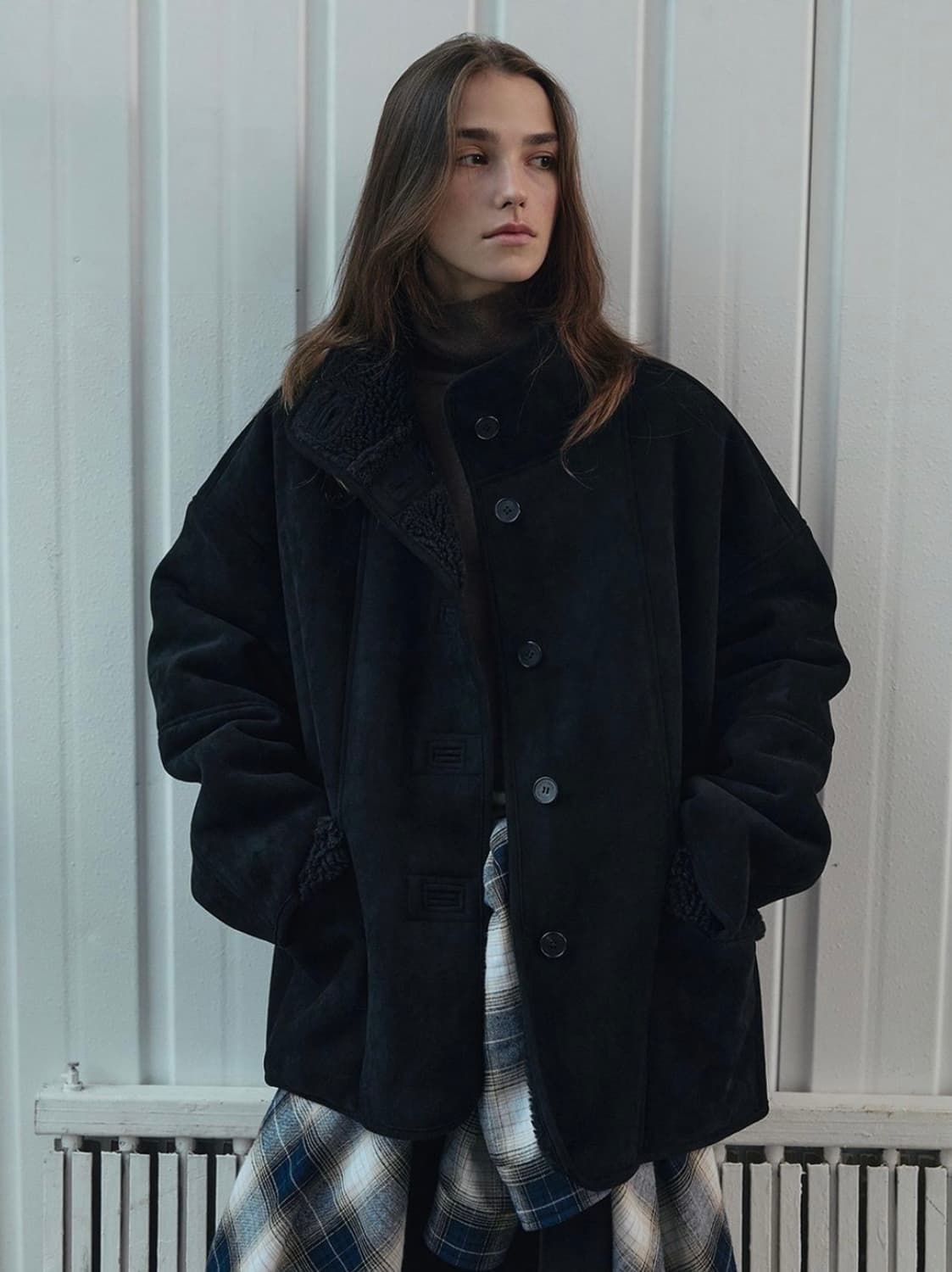 [새상품] OFC High Neck Shearling Mustang 상품이미지4