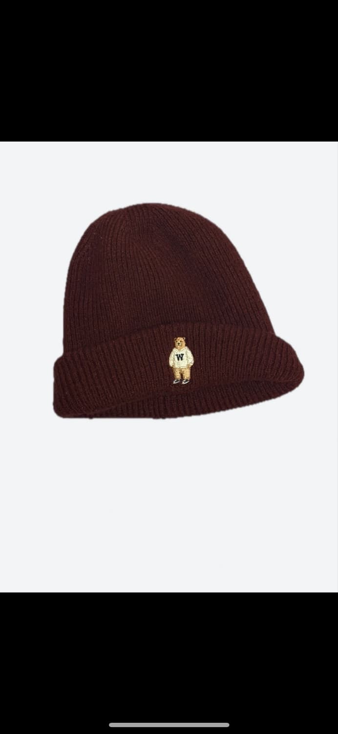 WhoAu 버건디 비니 상품이미지1