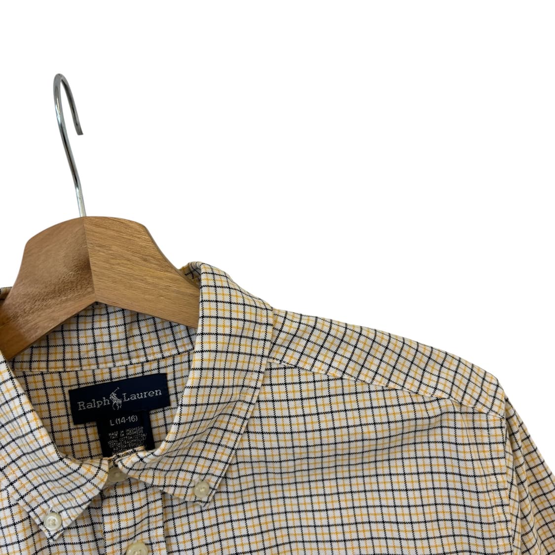 폴로 우먼 옥스포드 체크 셔츠 M  상품이미지3