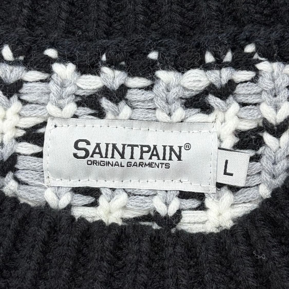 세인트페인 패턴 스웨터 v2360 상품이미지6