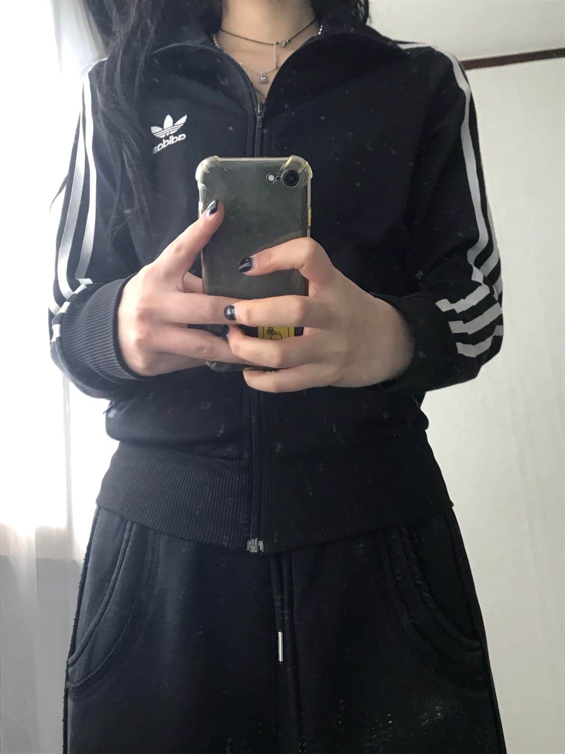 아디다스 블랙 딱붙핏 져지 상품이미지7