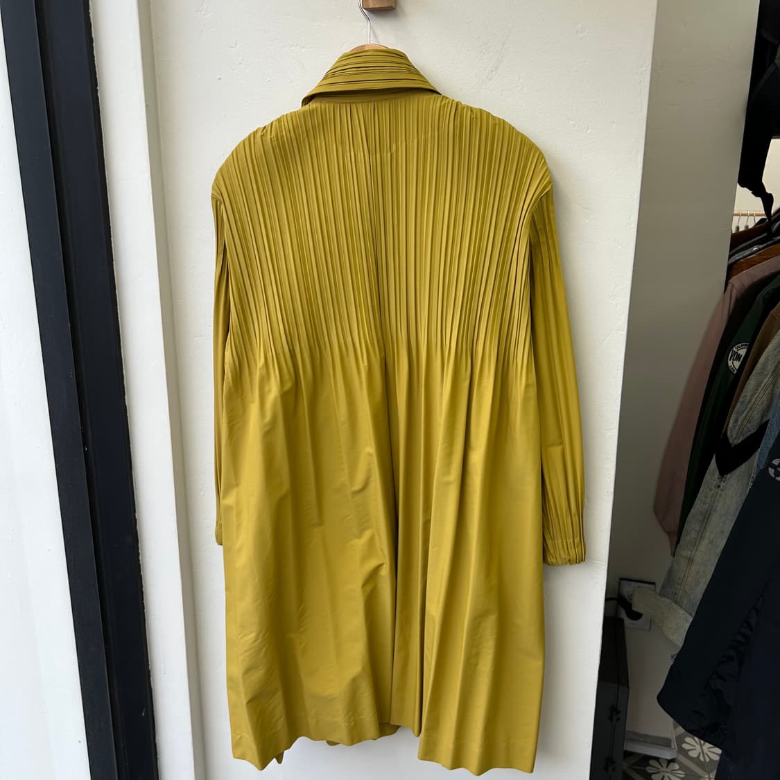 플리츠플리즈 옐로우 원피스 상품이미지5