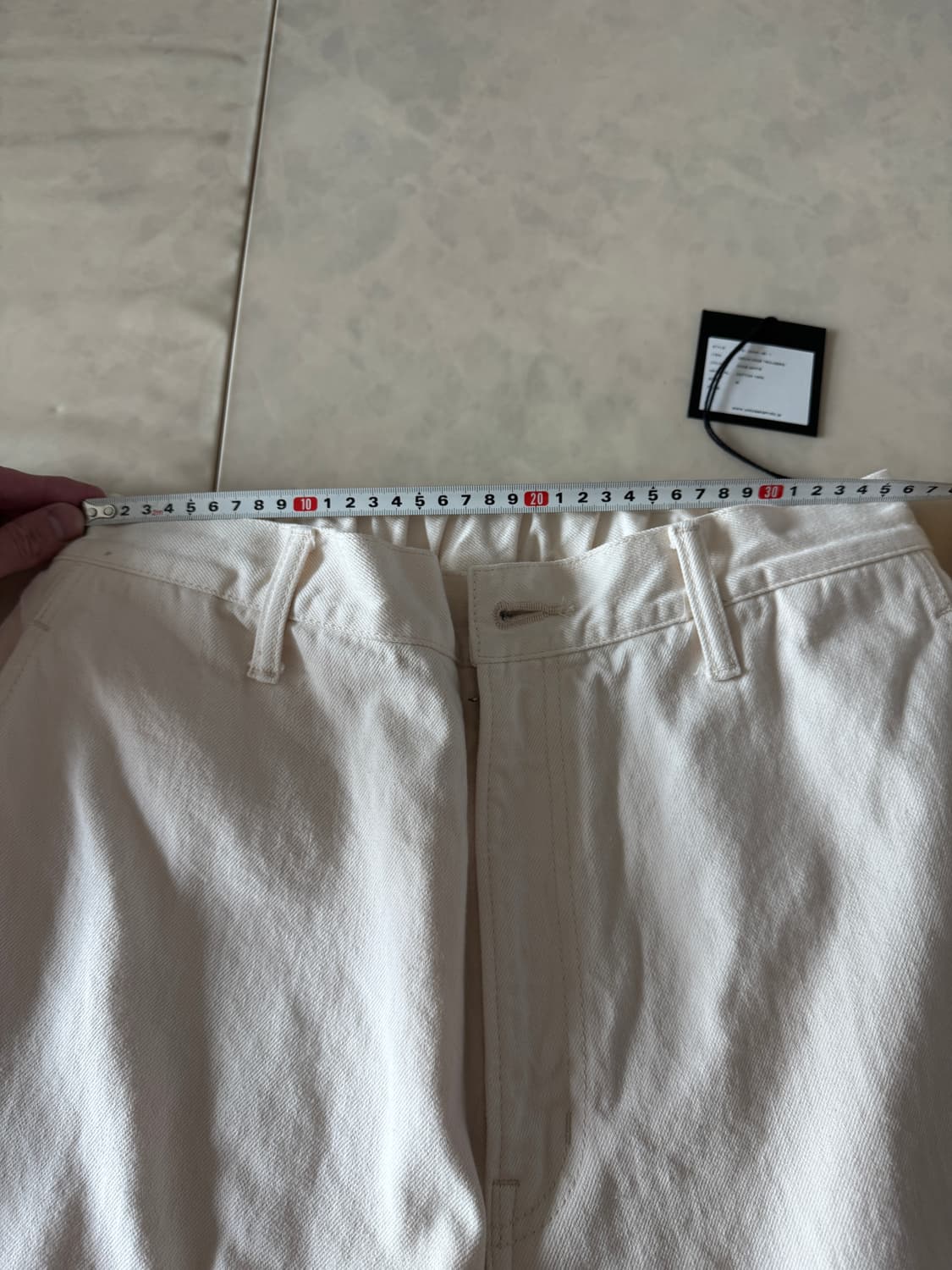 24fw Denim Wide Trousers - Ivory 3사이즈 상품이미지1