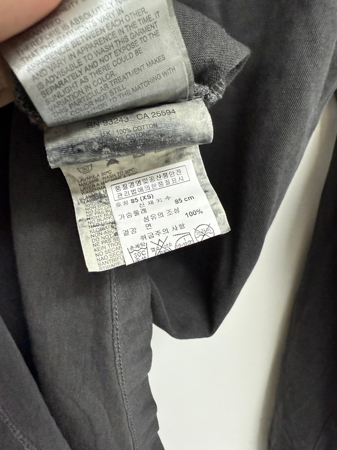 디젤 블랙골드 보트넥 롱슬리브 상품이미지5