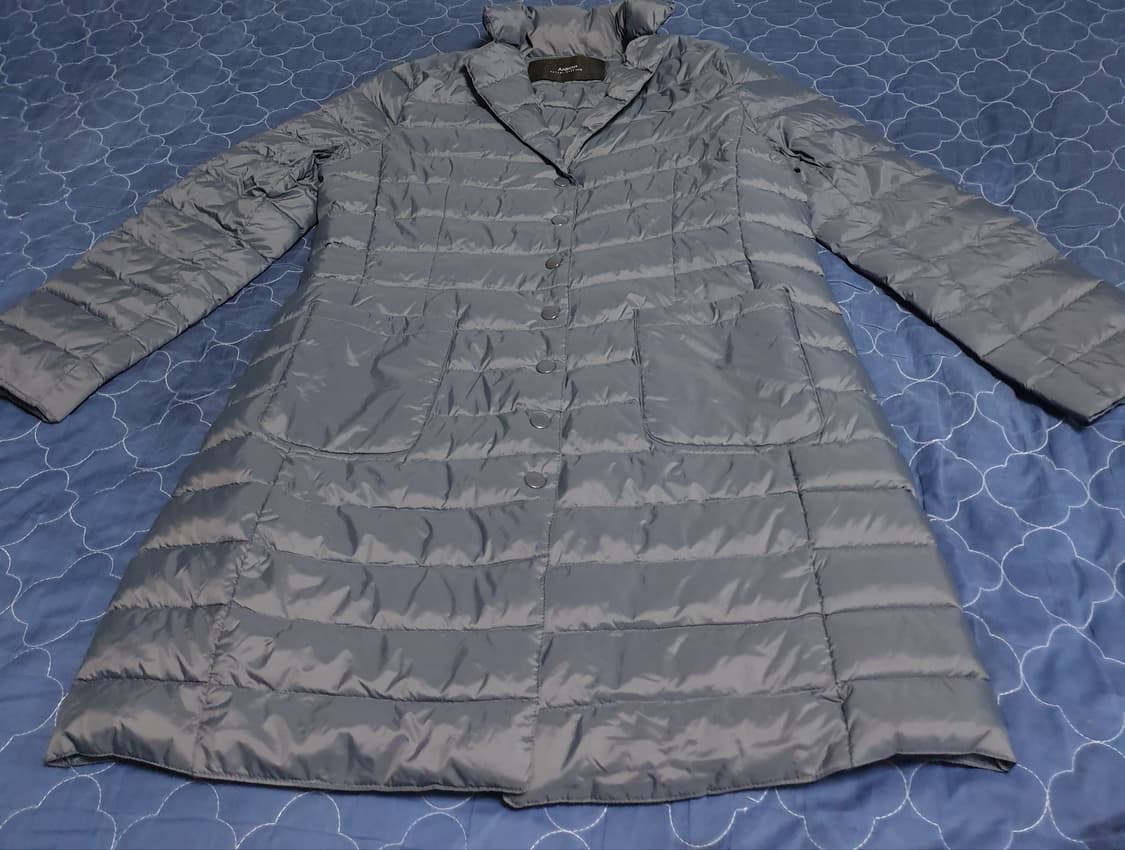 안지크 오리털 경량패딩 차콜 (M) 상품이미지1