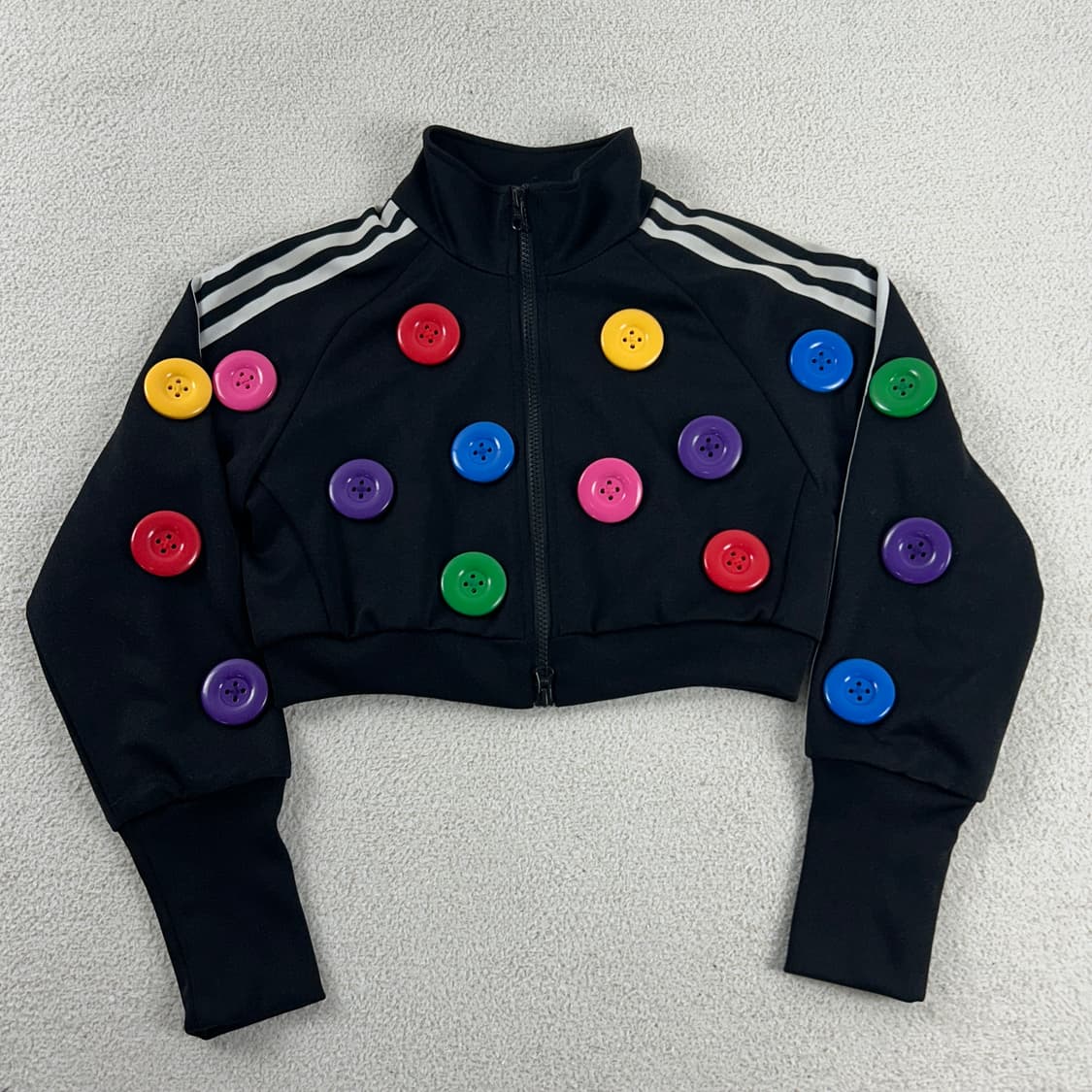 아디다스 x 제레미 스캇 단추 포인트 져지 블랙 상품이미지2