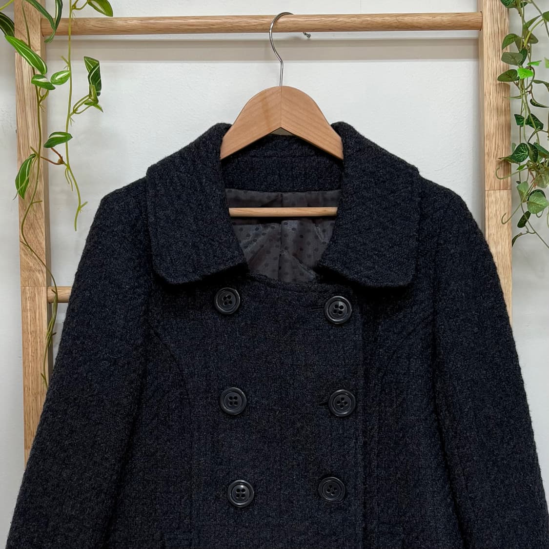 JPN/ 모리걸더블코트 더블반코트 숏코트 해린코트 해린깔 상품이미지3