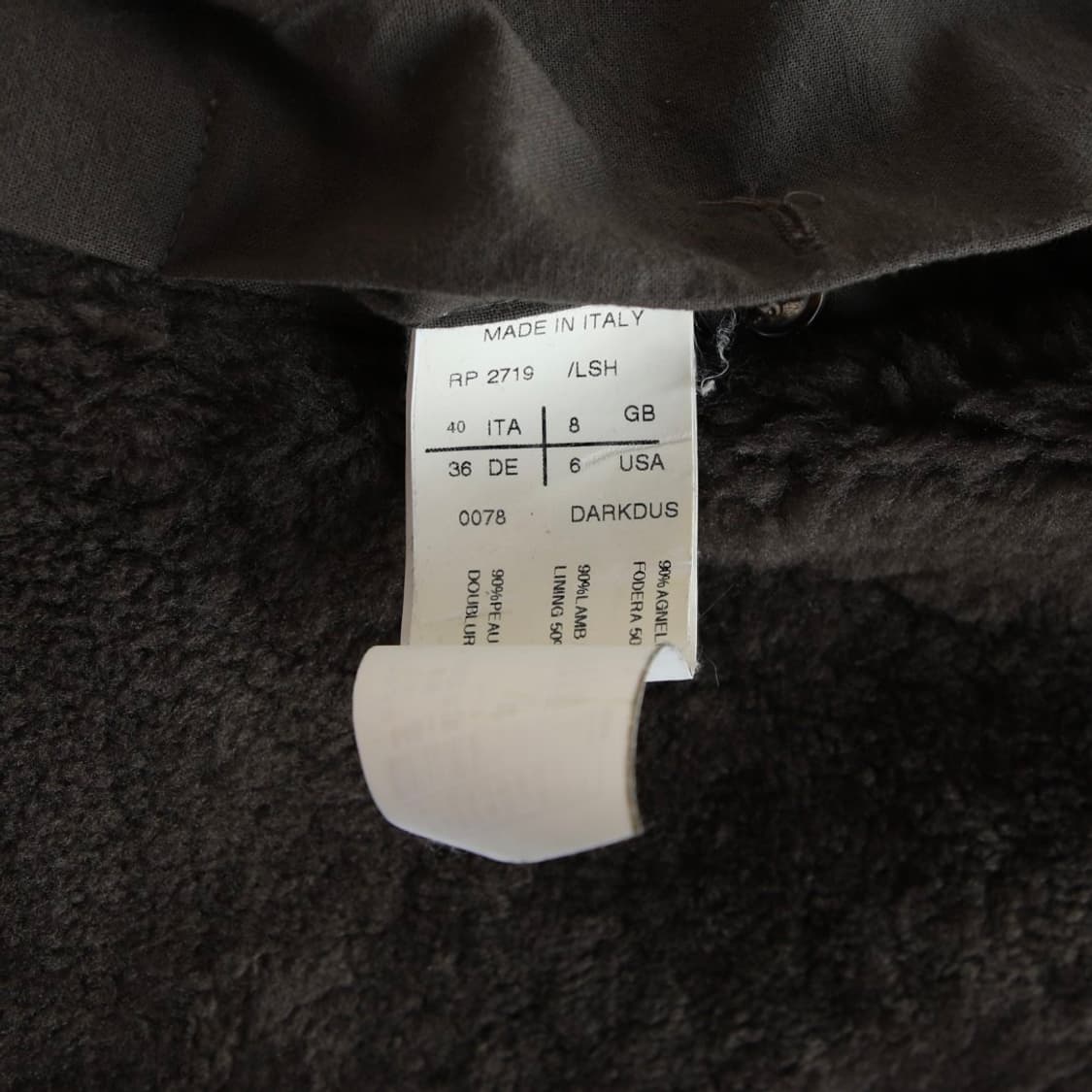 40 / Rick Owens 릭오웬스 나스카 팔가죽 무스탕 상품이미지9